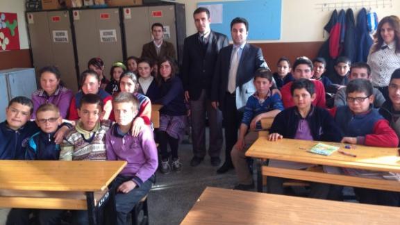İlçe Milli Eğitim Müdürü Mehmet Balkaya´nın Okul Ziyaretleri Devam Ediyor.